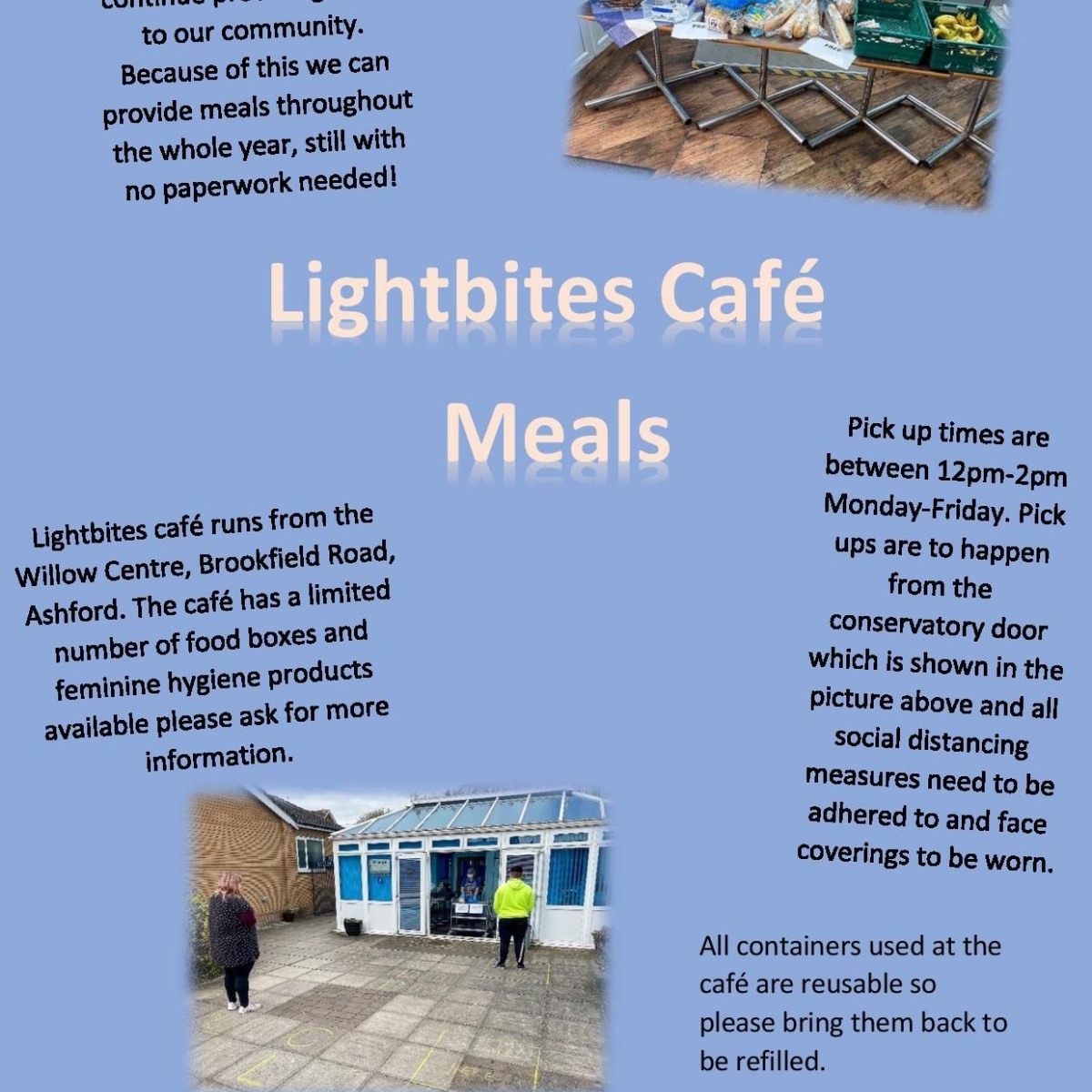 Beaver Green Primary School - Lightbites Cafe Meals